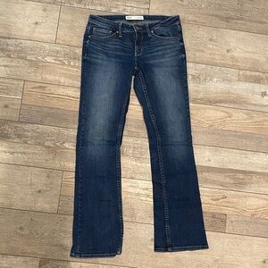 BKE women’s slim fit low rise Boot Cut Jeans Sz 28x33 1/2